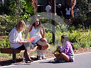 People-College Students on Campus