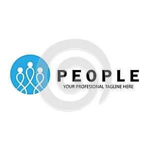 people comunity icon vector illustration template design logo