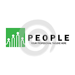 people comunity icon vector illustration template design logo