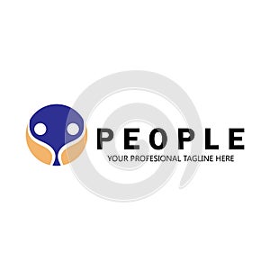 people comunity icon vector illustration template design logo photo