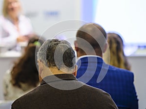 People on a conference photo