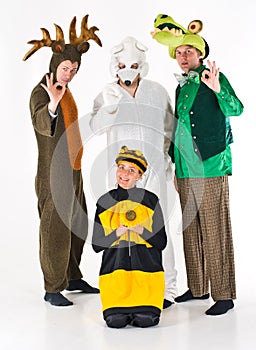 People in Costumes photo