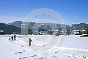 Cross country skiing oberstdorf photo