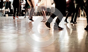 People dancing at the music party photo