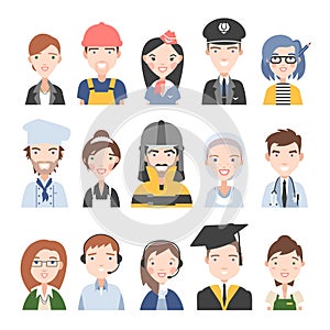 People of different professions