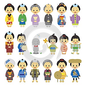 People of Edo period Japan 01