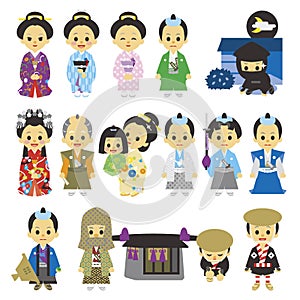 People of Edo period Japan 02 samurai