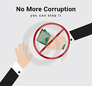 People or eligible voter say no and stop receive money from anyone for election dealing or commission for anti-corruption