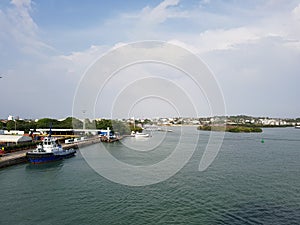 People enjoy the cruise ship monarch travelling to aruba, bonaire, curacao, panama and cartagena