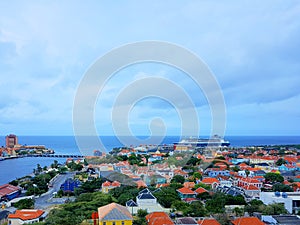 People enjoy the cruise ship monarch travelling to aruba, bonaire, curacao, panama and cartagena