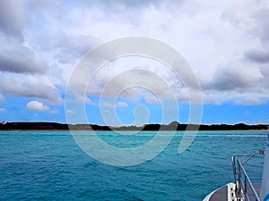 People enjoy the cruise ship monarch travelling to aruba, bonaire, curacao, panama and cartagena photo