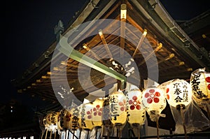 People enjoying Tenjin Festival, Osaka Japan, Monday, July 23rd