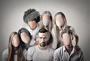 People without faces