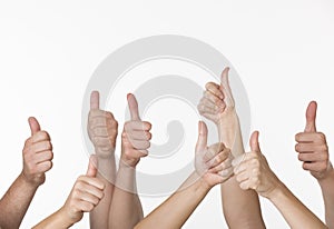 People Giving Thumbs-up