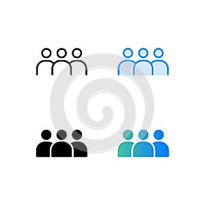 people group icon vector