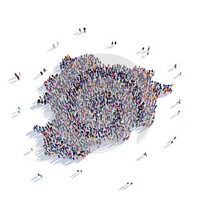 People group shape map Andora