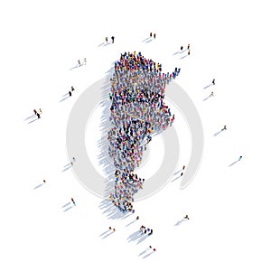 People group shape map Argentina