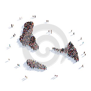 People group shape map Comoros