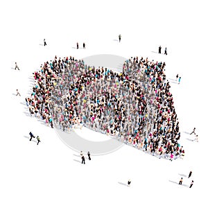 People group shape map Libya