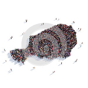 People group shape map Niger