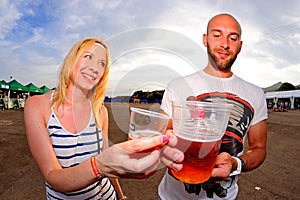 People have fun, drink beer and watch concerts at FIB Festival