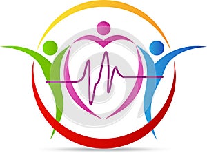 People heart care logo