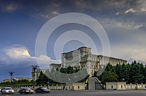 PEOPLE HOUSE or PALACE OF PARLIAMENT IN BUCHAREST, |Romania; the second largest building in the world