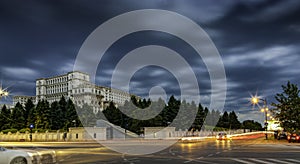 PEOPLE HOUSE or PALACE OF PARLIAMENT IN BUCHAREST, |Romania; the second largest building in the world