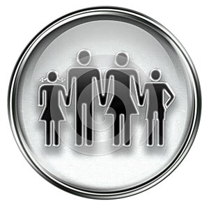 People icon grey