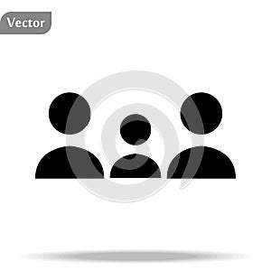 People Icon. Persons symbol for your infographics web site design People IconVector illustration People Icon