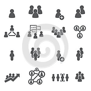 People icon set