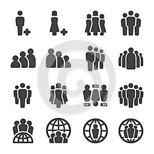 People icon set photo