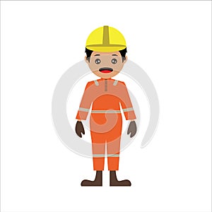 People icon vector design illustration fully clothed workers and safe working days