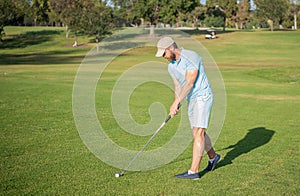 people lifestyle. man playing game on fresh green grass. summer activity.