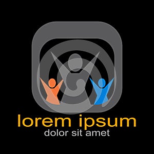 People logo graphic resource
