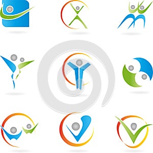 People, logos, collection, logos