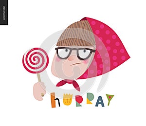 People - lollipop hurray