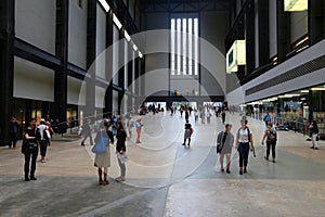 People in London Tate Modern