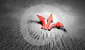 People make decision and choose.