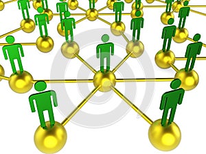 People Network Indicates Chat Digital And Communicating