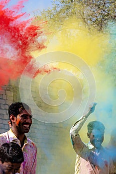 holi festival in India and Pakistan