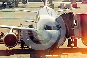 People passing in aircraft