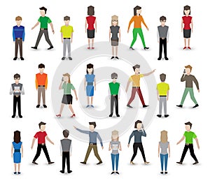 People pixel avatars