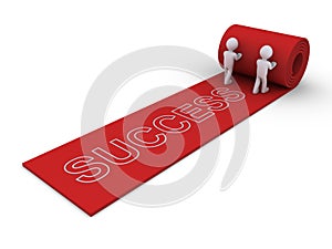 People present the way to success