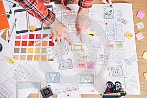 People programming websites and developing mobile applications