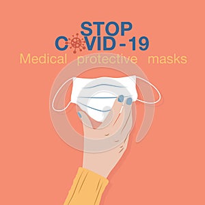 People in protective masks against corona virus covid-19 protection stop coronavirus pandemic.