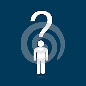 People Question icon Illustration