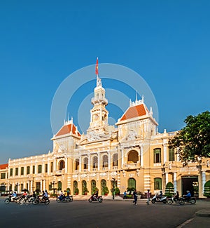 The People`s Committee Building, Ho Chi Minh City, Vietnam