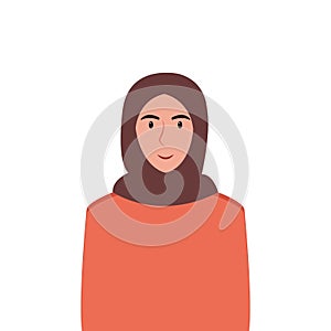 People\'s faces of woman with happy smiling humans. Avatars. Set of user profiles. Colored flat vector illustration