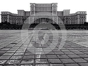 Peoples house in Bucharest built by Ceausescu photo